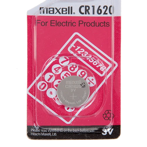 Maxell Battery / Maxell CR1620 3V Lithium Coin Cell Battery