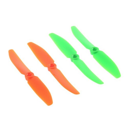 RC Propeller Set 8045 - 8x4.5 Zoll CW/CCW In Orange | 3-Blatt Nylon Mit Adapterringen Für Multirotor & Spielzeugflugzeuge