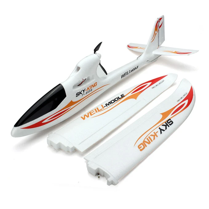 WLtoys F959 Sky King 2.4G 3CH 750mm Wingspan RC Airplane With Led RTF