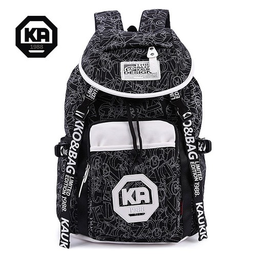 Kaukko FP63 Vintage Canvas Backpack Korean Style Casual