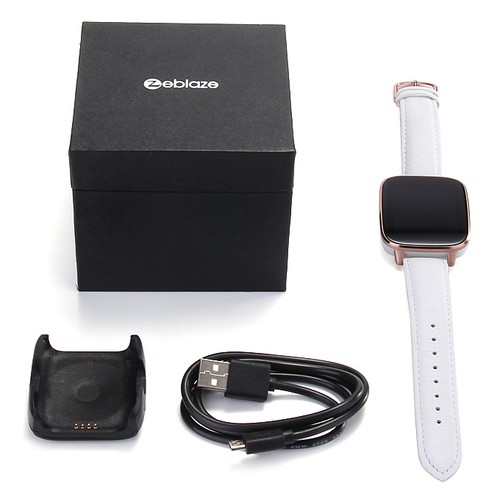 Zeblaze Crystal MTK2502 Heart Rate Monitor Smart Watch White