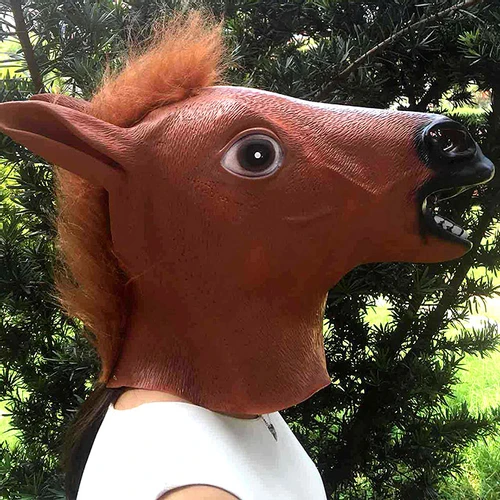 horse mask funny