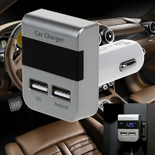 Charge rapide Chargeur allume-cigare intelligent USB à port 7 3.1A