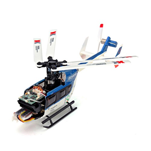 XK K124 6CH Brushless RC Helicopter EC145 3D6G System Inverted Flight