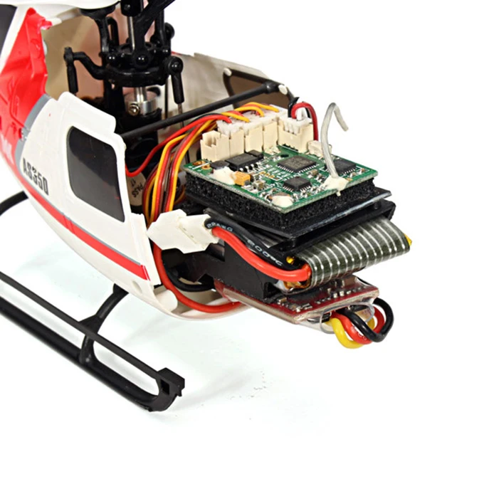 XK K123 6CH Brushless AS350 Scale 3D6G System RC Helicopter BNF