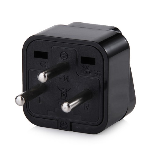 Travel Adapter Power Plug Type H Israel 3 Pin Standard