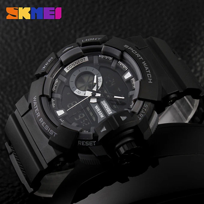 SKMEI 1134 Multifunction 50M Waterproof LED Electronic Sports Watch