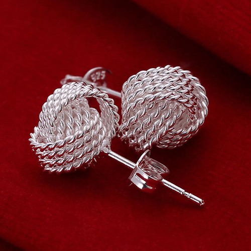 Tennis Ball Earrings Silver Earrings Ear Studs