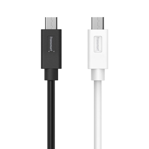 Tronsmart [2 Pack] USB2.0 6feet/1.8m*2 Type-C Male to Male Sync & Charging Cable for Google Nexus 5X / 6P LG G5 HTC 10 Lumia 950 - Black+White