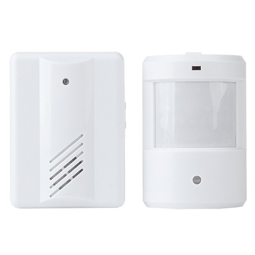 Infrared Wireless Doorbell Alarm System Motion Sensor with Receiver