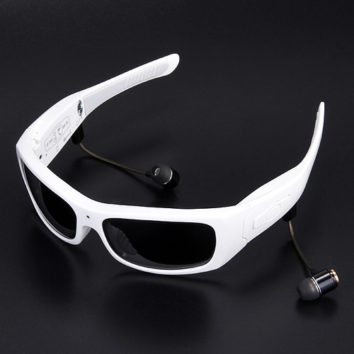 USA Stock Bluetooth Sunglasses with Camera 8GB SD Card HD 720P Video Recorder 