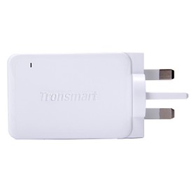 Qualcomm Certified Tronsmart Premium Design Quick Charge 2.0 42W 3 Ports Wall Charger for Samsung/Sony/HTC - UK Plug