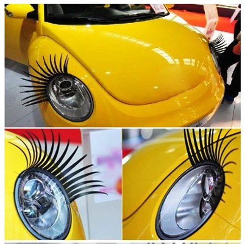 Fashion 3D Auto-Wimpern 3D Auto-Logo-Aufkleber, Wimpern