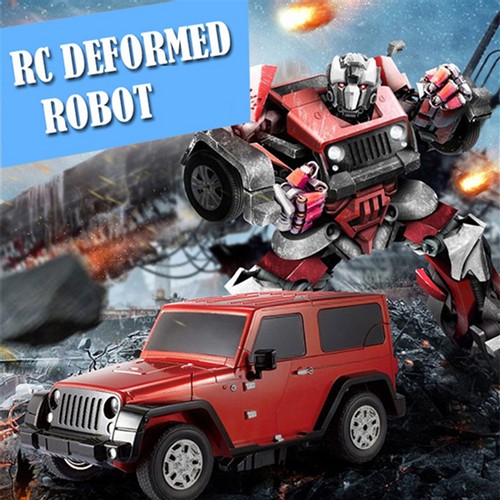 JIA QI T665 RC Stunt Robot Remote Control Deformation Robot