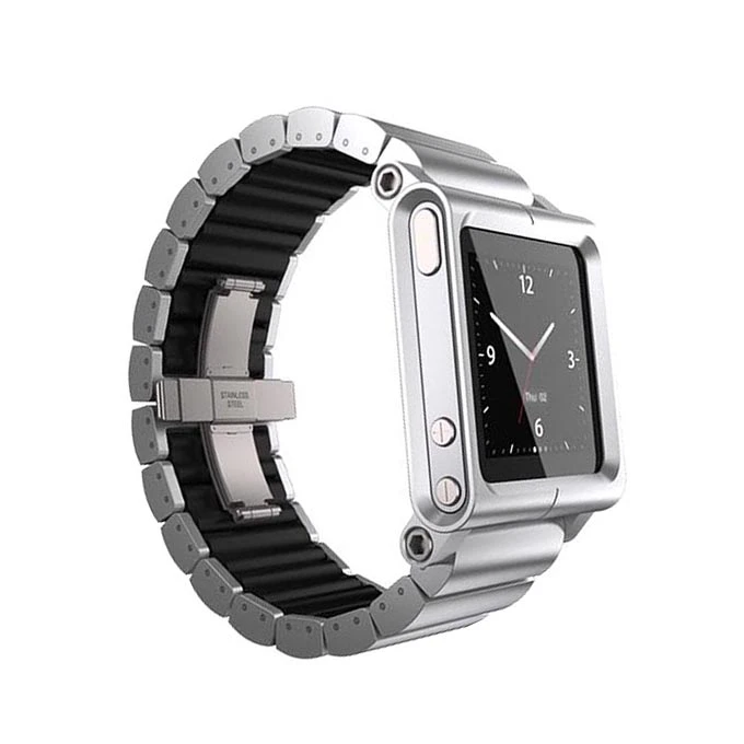 Aluminum Watch Band Wrist Strap for iPod Nano 6th 7th