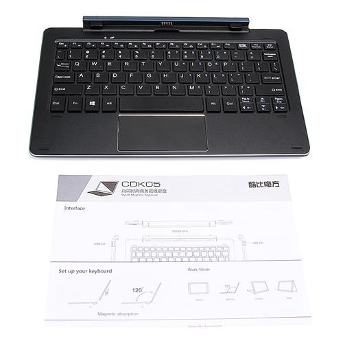 Cube CDK05 Magnetic Docking Keyboard for iWork10 Flagship - Deep Blue