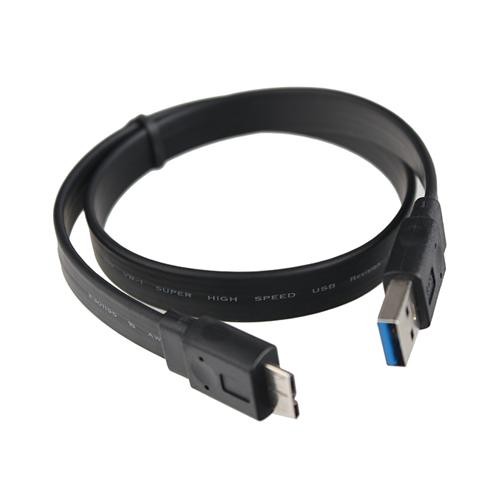 / 1.6FT USB 3.0 A macho a tipo B Micro HDMI Cable adaptador de velocidad súper macho - Negro