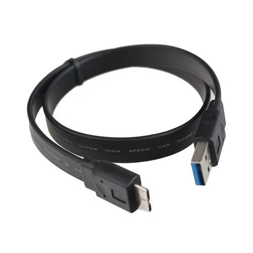 0.6M/1.6FT 3.0 A Male to Type B Micro HDMI Male Super Speed Adapter Cable Black