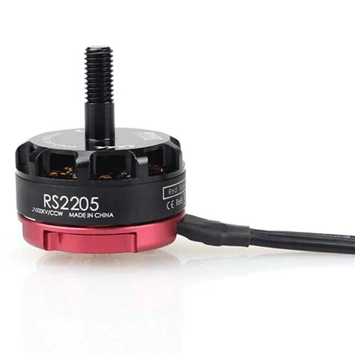 EMAX RS2205 2600kv✕4 EMAX RS2205 2600KV Czerwony dno CCW Silnik do wyścigów FPV