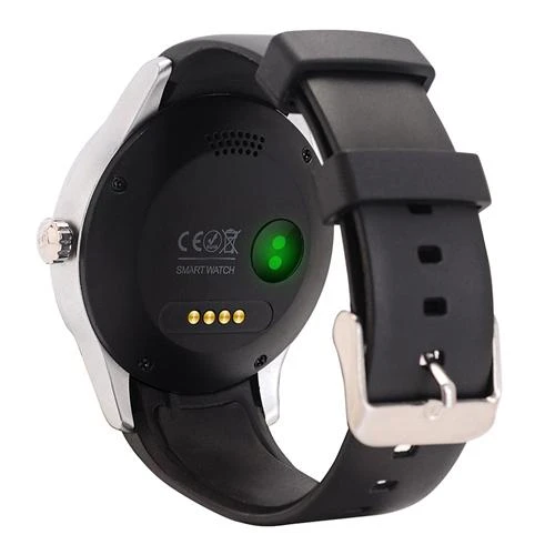 K88S MTK2502C Heart Rate Monitor Smart Watch Phone Silver Black