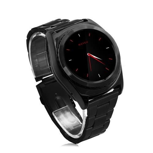 G4 Heart Rate Smartwatch Phone(Stainless Steel Band) Black