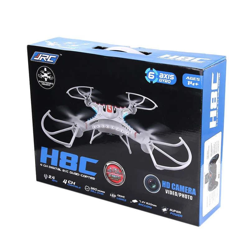 JJRC H8C 4 Channel 6 Axis Gyro 2.4GHz Quadcopter with 2.0MP HD Camera