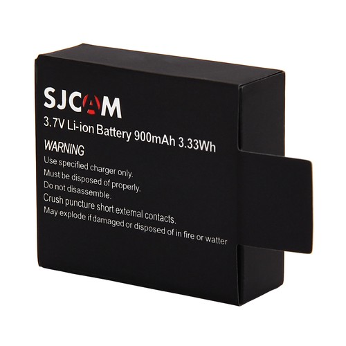 3.7V Liion Battery 900mAh + Charger Dock For Sports Camera SJCAM