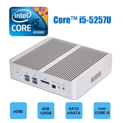 Hystou FMP03B Intel Broadwell Core™ i5-5257U 4G/128G Fanless