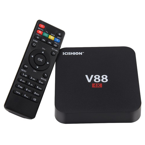 Home Theater V88 RK3229 Smart TV Set-Top Box Player 4K Quad-Core 8GB WiFi M U8X7 