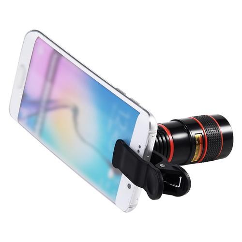 8X Zoom Mobile Phone Telescope Lens For Smartphones Black
