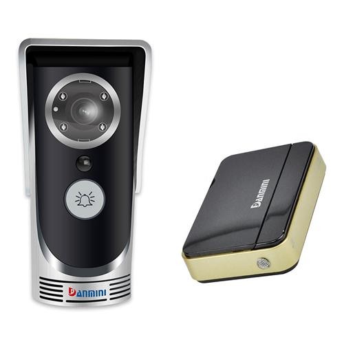 Wf Doorbell I Wifi Video Door Phone Intercom Doorbell Home Security Camera Monitor Remote Unlock With Night Vision Silver