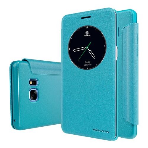 NILLKIN Leather Case Flip Cover For Samsung Galaxy Note Blue