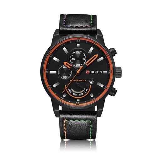 CURREN 8217 Casual Men Quartz Watch - Black