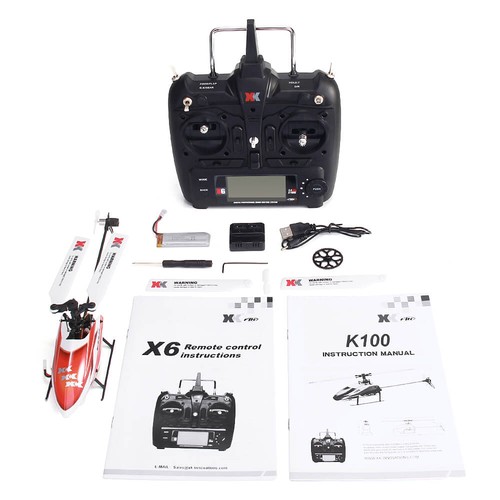 XK K110 6CH RC Helicopter Brushless 3D Aerobatics 6G System Copter RTF