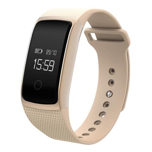 A09 Heart Rate/Blood Pressure Monitoring Smart Bracelet Gold