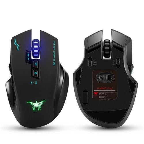 Combaterwing W100 Rechargeable 2.4G Wireless Wired Gaming Mouse Optical Mice 