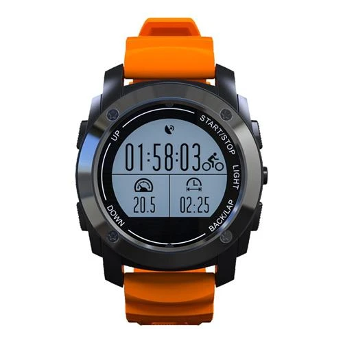 Makibes G01 Heart Rate Monitoring Smart Sport Watch Black Orange