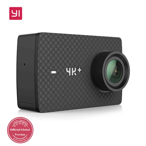 YI 4K Plus Ultra HD Action Camera + Original Waterproof Case - Black