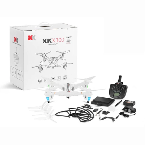 XK X300 5.8G HD FPV Quacopter White