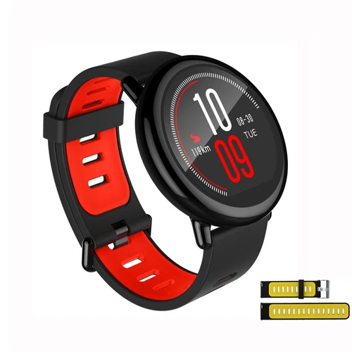 Xiaomi HUAMI AMAZFIT reloj inteligente negro correa de repuesto negro amarillo