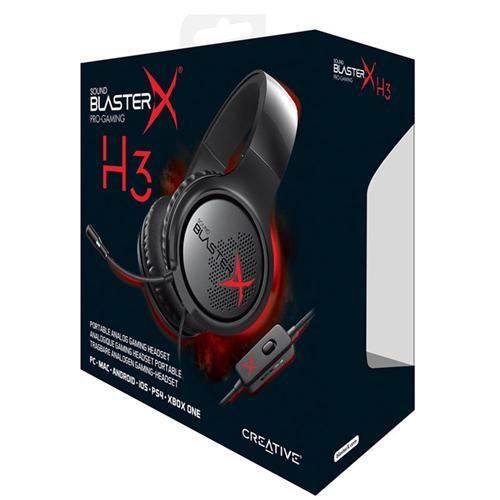 ThundeRobot Sound BlasterX H3 Gaming Headset Black