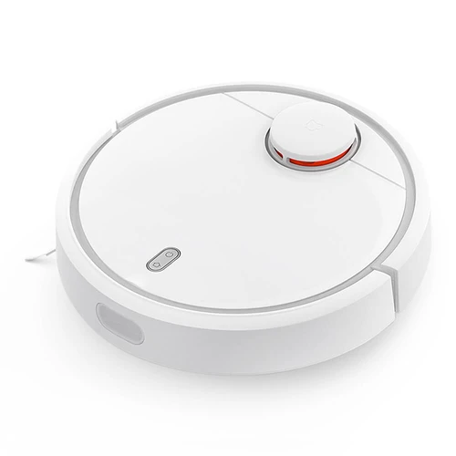 white robot vacuum cleaner