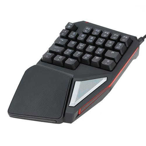 Delux T9 Plus Wired Gaming Mechanial Keyboard Black