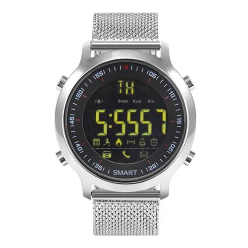de acuerdo a Mierda Anunciante Makibes EX18 Smart Watch Silver