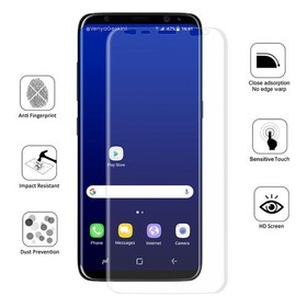 Hat-Prince 0.1 mm 3D Explosion-proof Membrane Screen Film Glass Screen Protector For Galaxy S8 Plus - Transparent