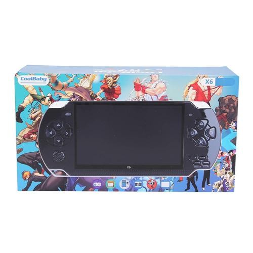 Coolboy X6 Handheld Game Console Black