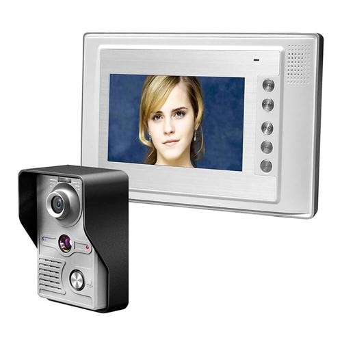 7 Inch Video Door Phone Doorbell Intercom Kit One Camera One Monitor Night Vision