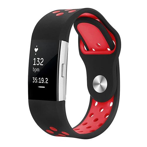red fitbit band