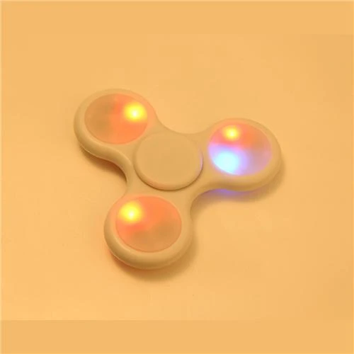 Fidget Hand Spinner LED Lumineux - TECH DISCOUNT - Orange - Jeu d