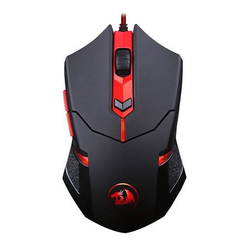Color : Elegant Black+e-Commerce Box Hemengjuan Gaming Mouse， Wired with Four-Color Breathing Backlight 2400 DPI 6 Buttons Ergonomic Gaming Mouse for PC 